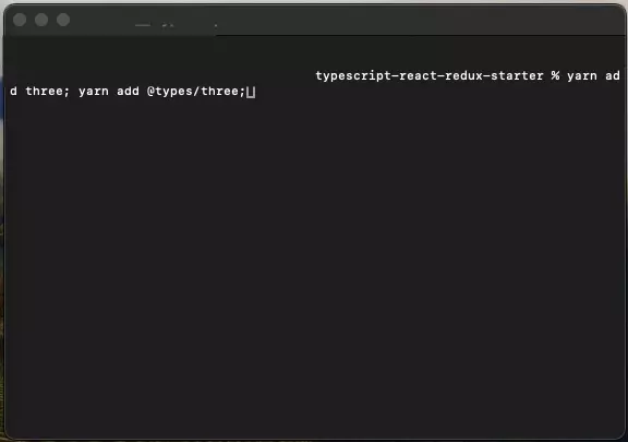 A screenshot of Terminal showing us running the line of code detailed below.