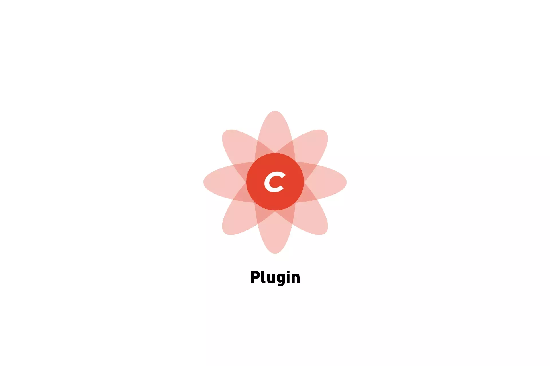 A flower that represents Craft CMS. Beneath it sits the text “Plugin.”