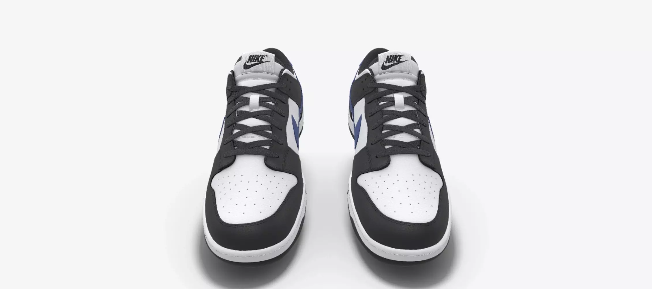 A screenshot of Nike Dunk Lows by You on NikeID.