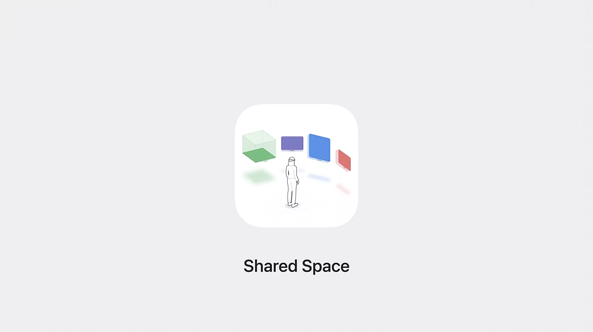 Apple's icon for the Shared Space.<br />