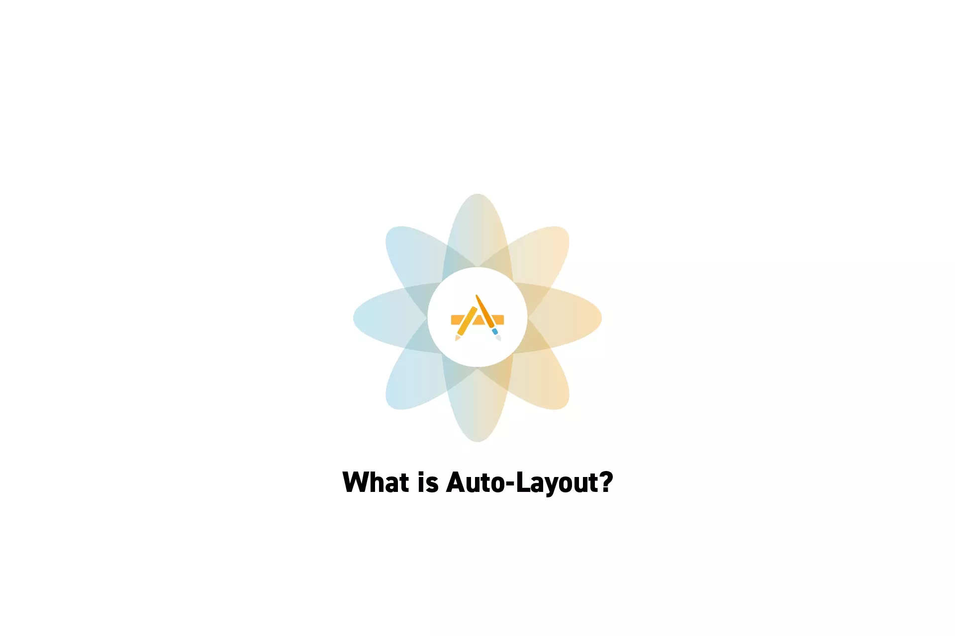 A flower that represents Digital Craft with the text "What is Auto-Layout?" beneath it.