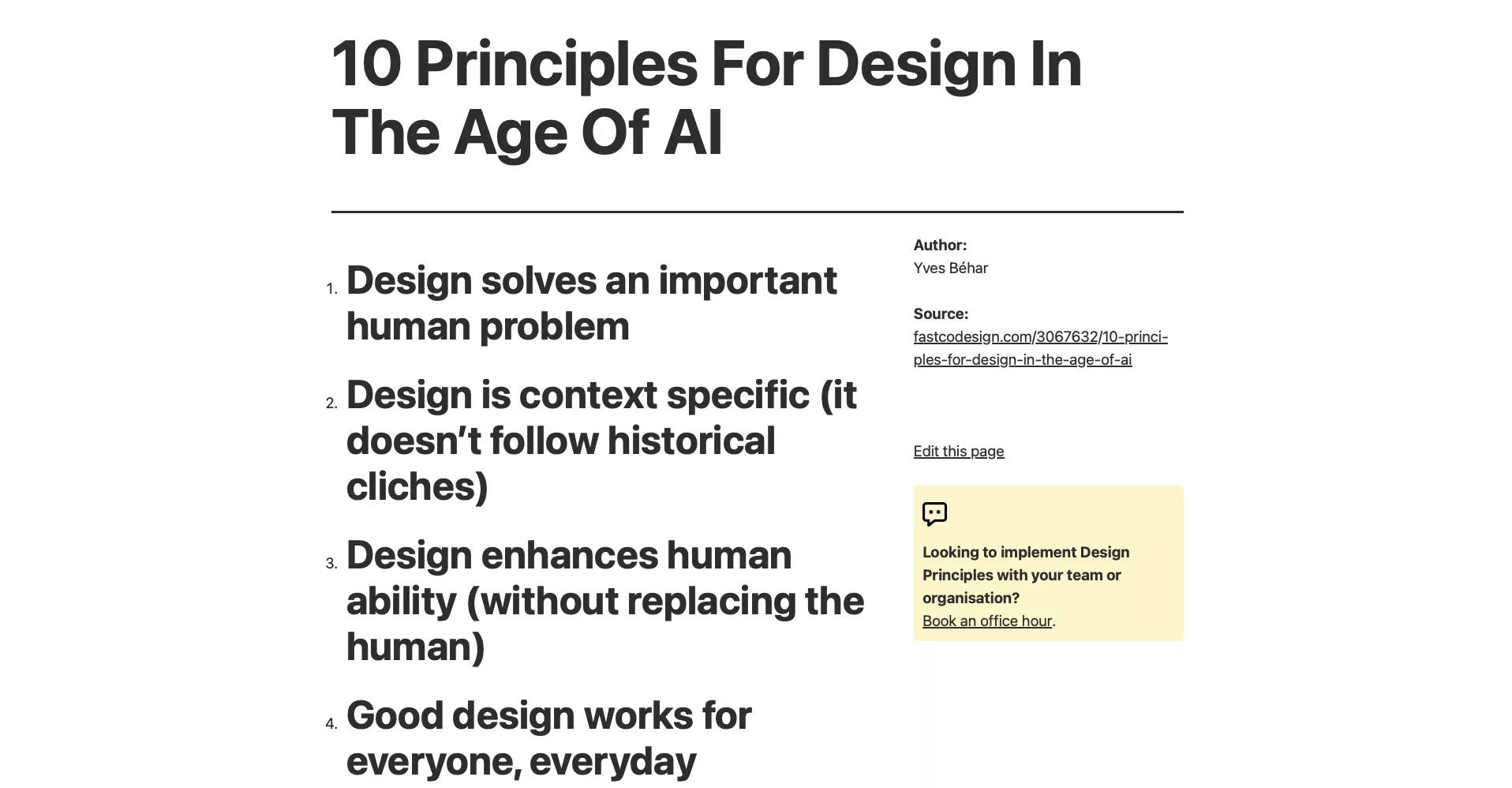 Yves Behar's 10 Principles for Design in the Age of AI
