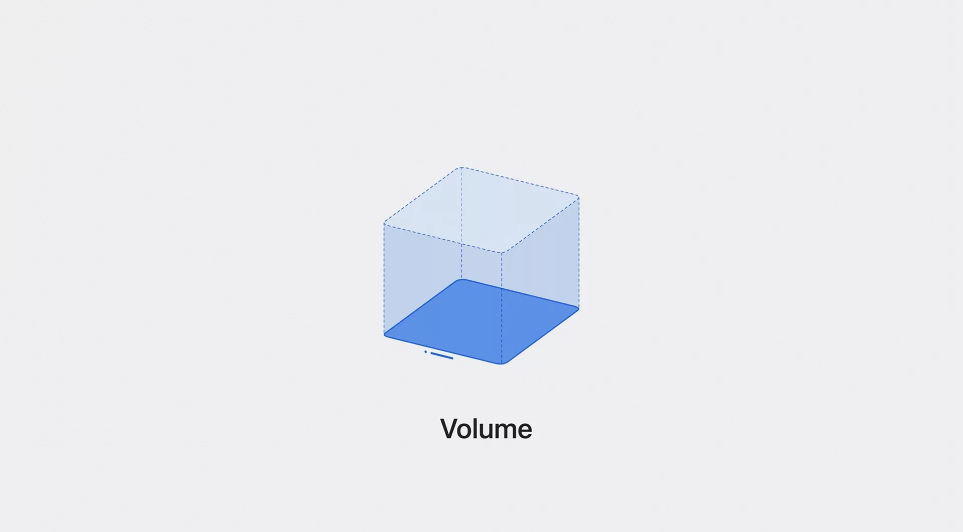 Apple's icon for volumes.