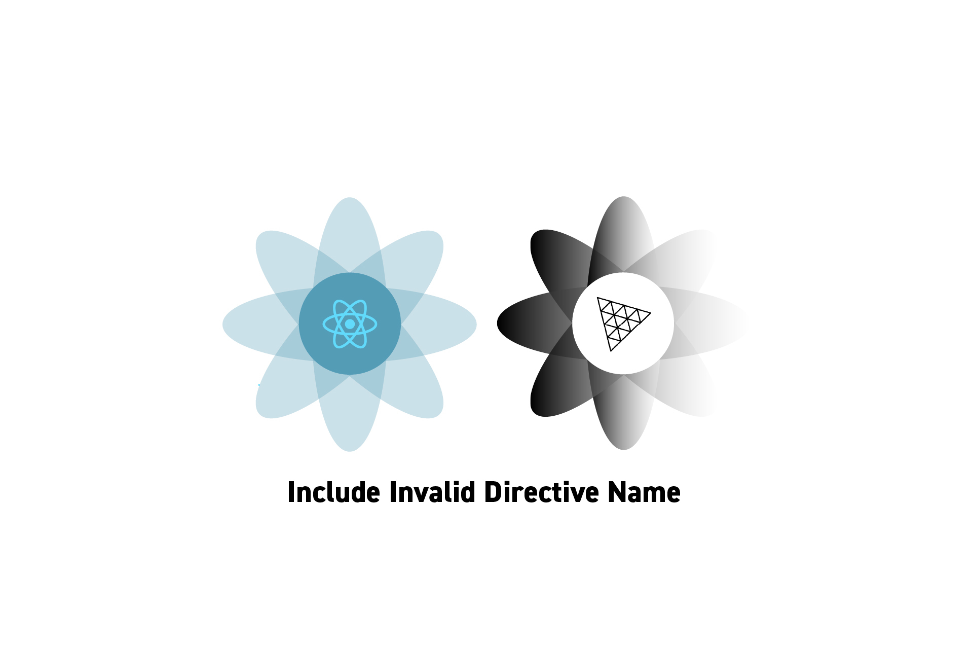 How to fix the include invalid directive name error in React & ThreeJS